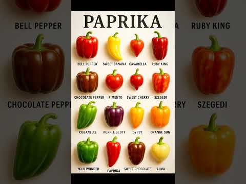 Different Types of Paprika and Sweet Peppers | Colorful Pepper Guide