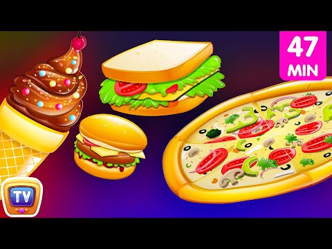 Surprise Eggs Nursery Rhymes Toys | Three Little Kittens - Food | Learn Colours | ChuChu TV Cutians