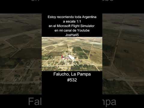 Comenten por donde quieren que pase 🇦🇷 #falucho #lapampa #argentina #microsoftflightsimulator