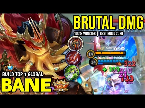 BANE BEST BUILD 2026 | BUILD TOP 1 GLOBAL BANE GAMEPLAY | MOBILE LEGENDS✓