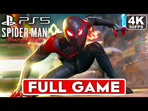 SPIDER-MAN MILES MORALES Gameplay Walkthrough Part 1 FULL GAME [4K 60FPS PS5] - No Commentary