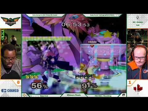 SGL 2018   SSBM 1v1 Winners Finals   FOX MVG Mew2King vs Ryan Ford
