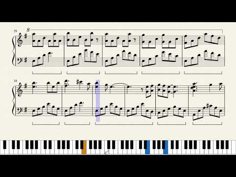 Xenoblade Chronicles 2 - Fonsa Myma / Night ~ piano cover