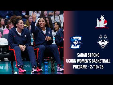 Sarah Strong: Verfügbarkeit vor dem Spiel der UConn-Damenbasketballmannschaft (Creighton) - 10.02...