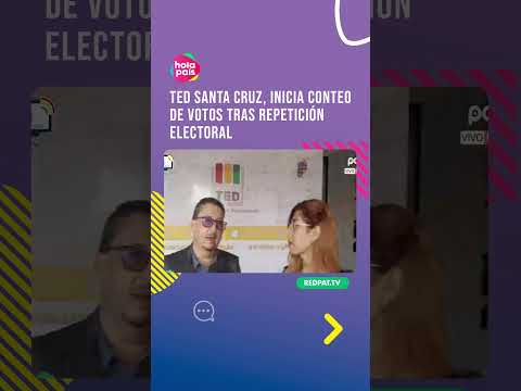 TED  de SCZ comenzó el conteo de votos luego de la repetición de las elecciones subnacionales