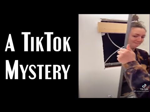 TikTok User Finds Hidden Room Behind Bathroom Mirror | @samanthartsoe