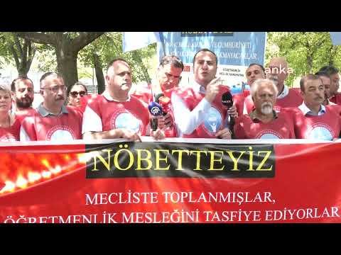 ÖĞRETMENİ MESLEKSİZLEŞTİRME KANUNUNA KARŞI MESLEK NÖBETİMİZİ BAŞLATTIK  | EĞİTİM İŞ