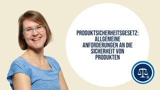 2c - Produktsicherheitsgesetz: Allgemeine Anforderungen an die Sicherh
