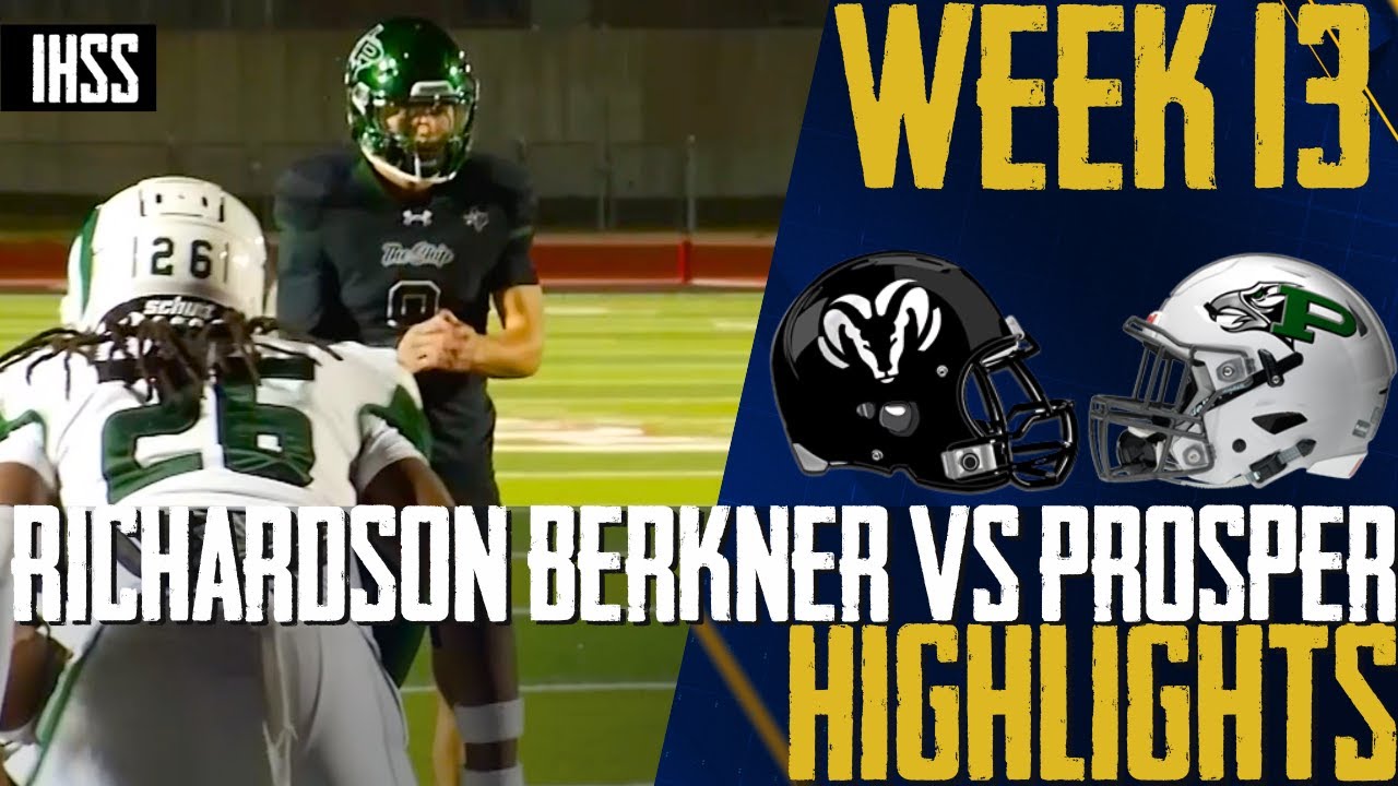 Berkner vs Prosper High-Octane Football Showdown!