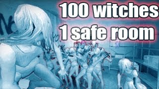 Left 4 dead 2 - 100 witches in safe room vs survivors