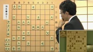 将棋 NHK 羽生がまさかの不意打ちで硬直!? 解説、実況も名人の硬直を見て絶句!! Japanese chess,หมากรุก ญี่ปุ่น.habu