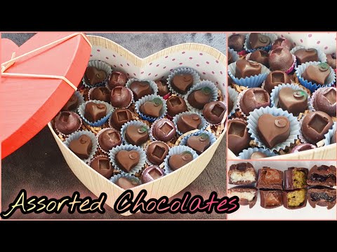 Easy Assorted chocolates|Nutella,pistachio,bounty,Strawberry Chocolate|Valentines special❤