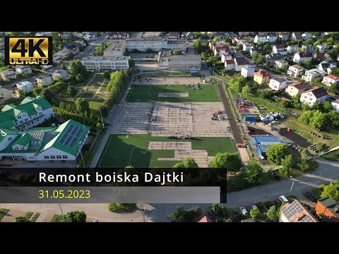 Olsztyn - Remont boiska na Dajtkach | DJI Mini 3 Pro 4K