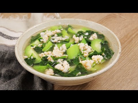 Cách nấu canh mướp hương với tôm tươi và mồng tơi | Cook béo