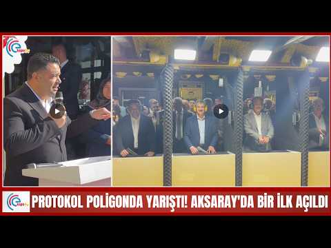 Protokol Poligonda Yarıştı! Aksaray'da Bir İlk Açıldı
