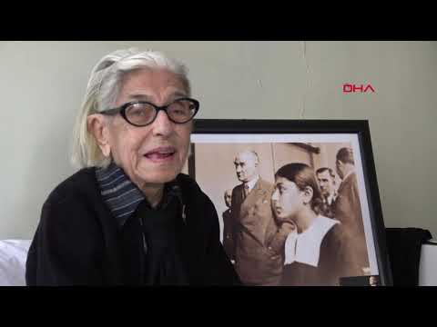 98 yaşındaki Remziye teyze, Atatürk'le çekildiği fotoğrafı anlattı