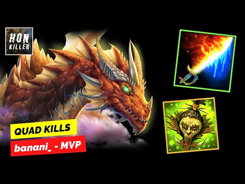 HoN Draconis DAWNBRINGER with SHRUNKEN HEAD - MVP