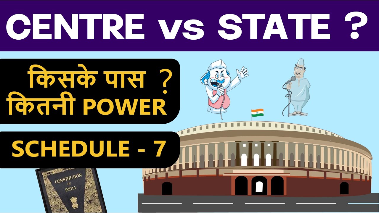 Educational video explaining Centre State Administrative Relations in Indian Polity