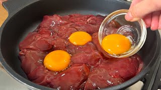 🔥 Oh my God, how delicious! 100%! You've never cooked chicken liver like this before! Liver recipe