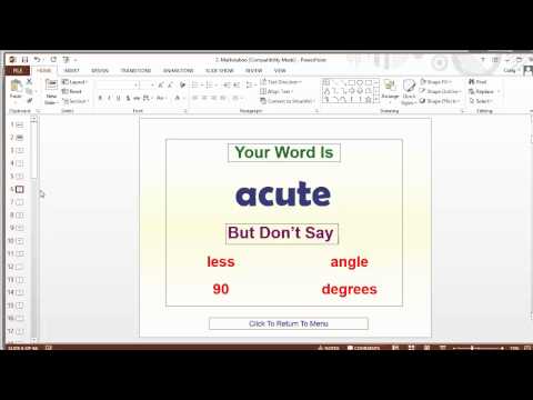 Maths ROTW 70 - Maths Taboo