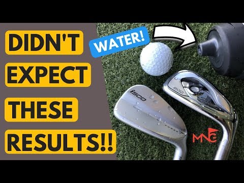 This Shocked Me!! Wet Ball Testing Ping i500 Iron VS Titleist T200 Iron