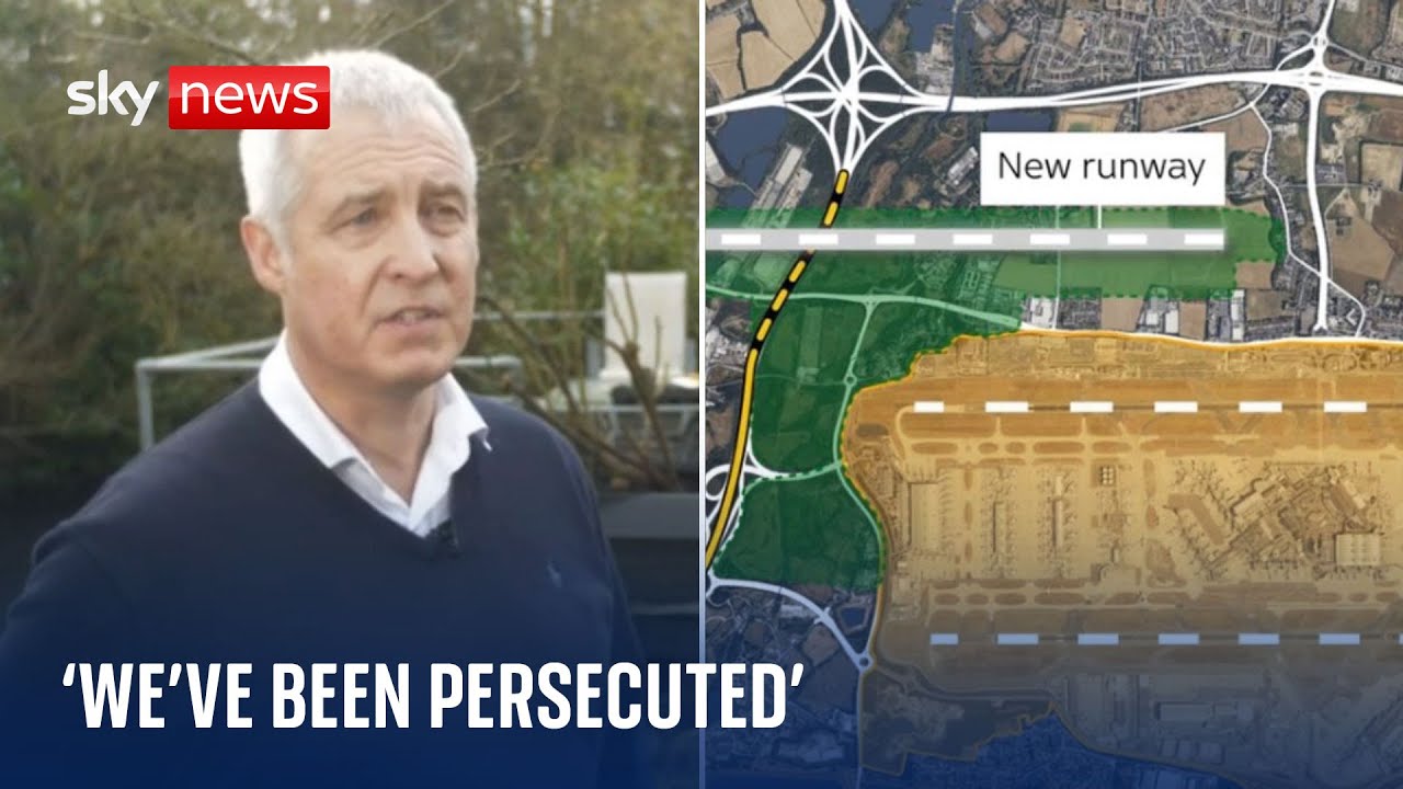 'It's deeply distressing': Village to be levelled and residents displaced for new Heathrow runway