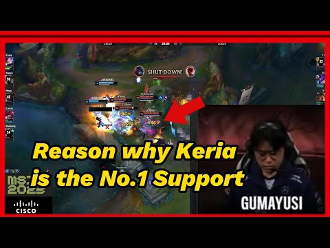 Support Diff. Keria carrying the whole teamfight even with LULU!