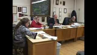 preview picture of video 'Warren Board of Selectmen: 2013-12-23.  Selectmen Get Earful From Two Residents/DPW Vehicles Damaged'