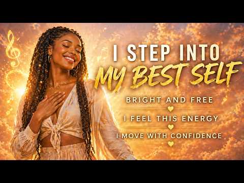 I Step Into My Best Self ✨ Calm Power, Confidence & Good Vibes | Morning Affirmation Music
