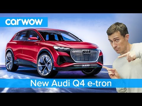 New Audi Q4 e-tron SUV 2020 - see why it's like a baby Tesla Model X