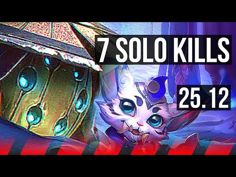JAX vs GNAR (TOP) | 50k DMG, 7 solo kills | EUW Master | 25.12