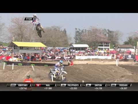 Dean Ferris and Romain Febvre battle MXGP - MXGP of Thailand 2015 - motocross