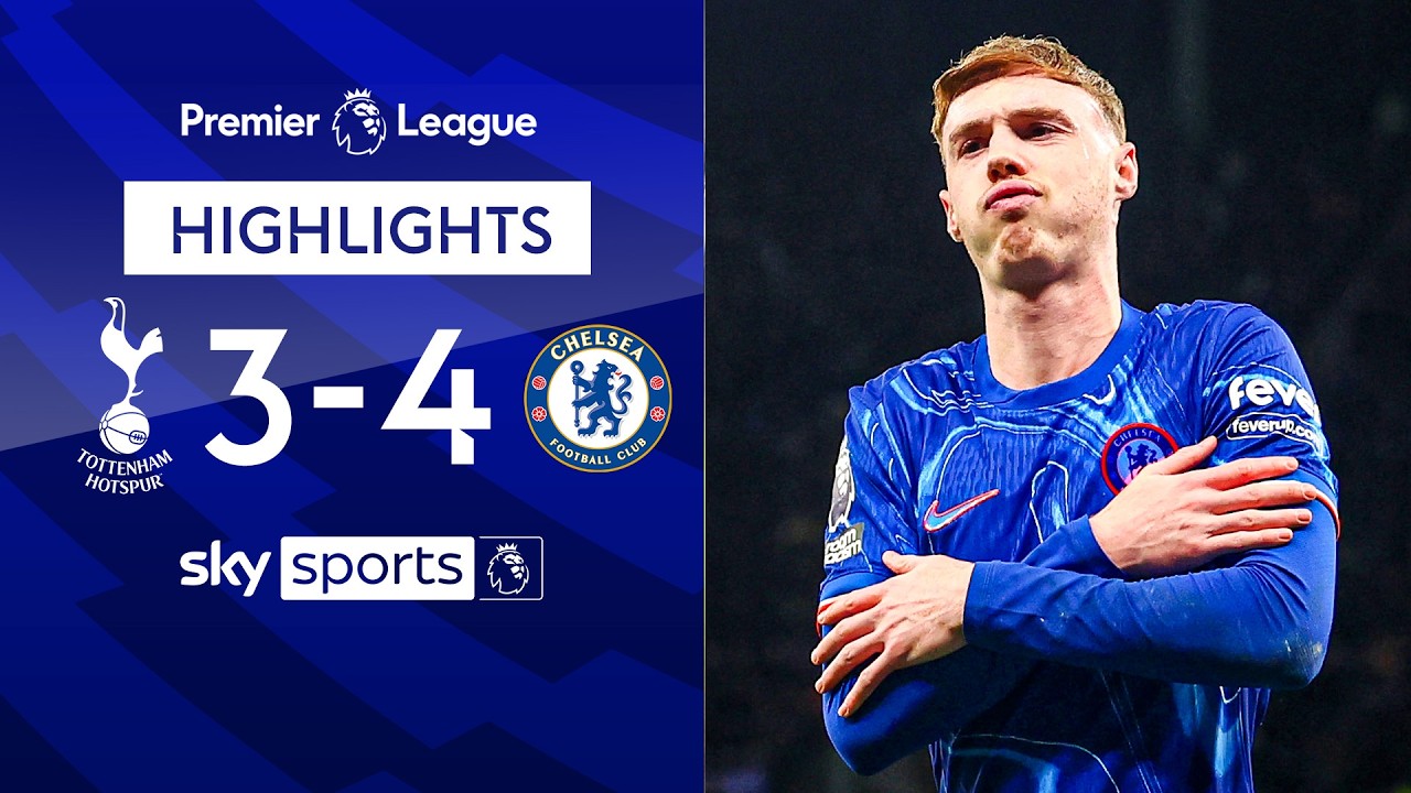 Palmer Panenka wraps up Chelsea comeback 🥶 | Tottenham 3-4 Chelsea | Premier League Highlights - YouTube