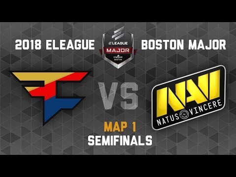 FaZe vs NaVi - Semifinals Map 1 de_inferno (BO3) - CS:GO ELEAGUE Major Boston 2018