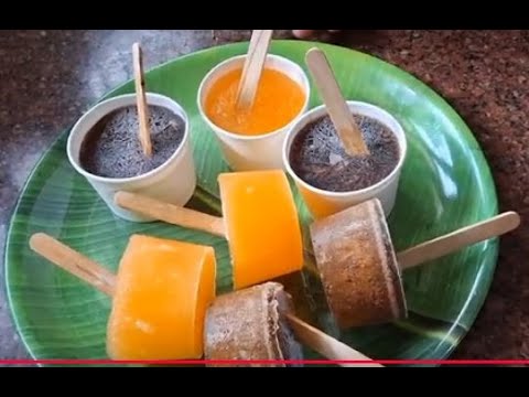 @jubja1944 #Enjoy #homemade #icecream of #thumpsup & #frooti, relax with #family #viralvideo #drink