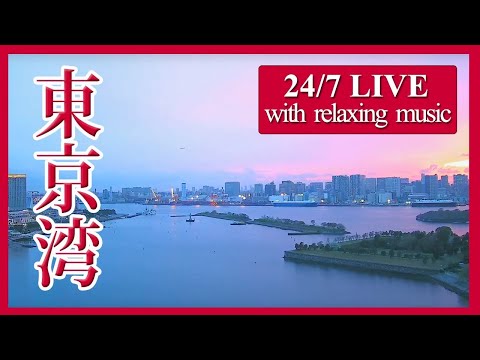 Tokyo Bay and skyline from Odaiba Island thumbnail