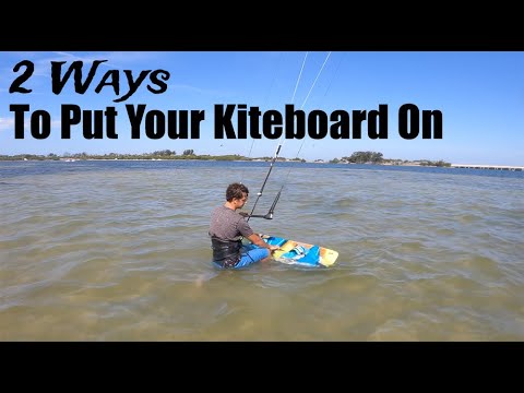 2 Ways To Put Your Kiteboard On
