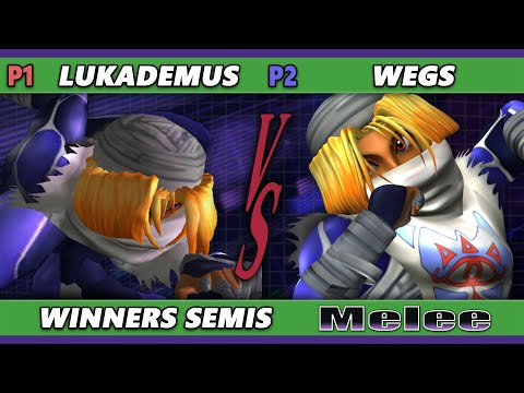 S@X 460 Winners Semis - Lukademus (Sheik) Vs. Wegs (Sheik) Smash Melee - SSBM