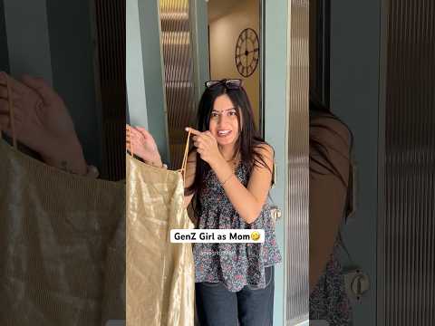 When GenZ Girl Becomes Mom🤣 #genzgirl #genzmom #jagritipahwa #coolmom #chillparents