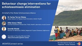 Behaviour change interventions for schistosomiasis elimination