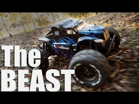 1/8th Mad Beast RC Monster Truck in Action