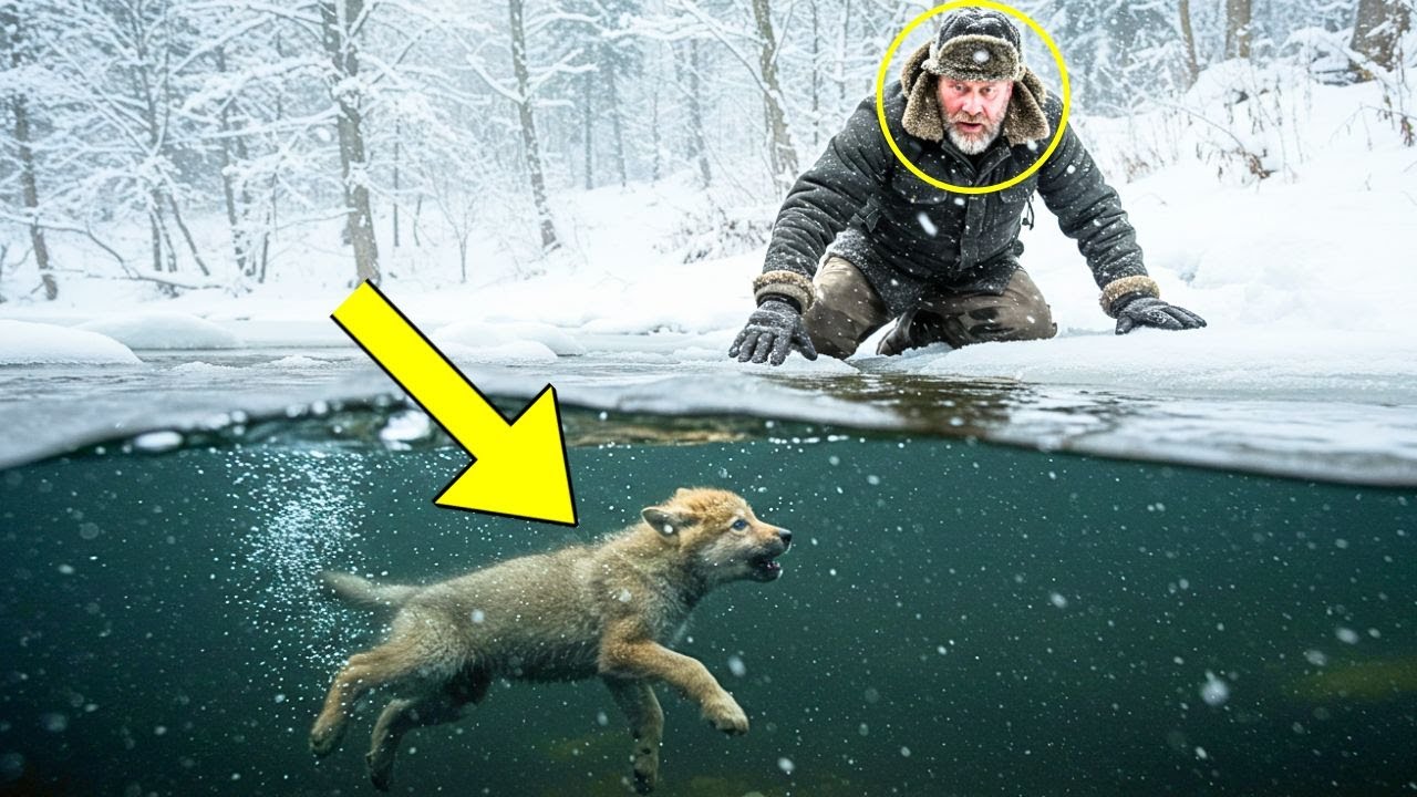 Man Saves a Drowning Gray Wolf Pup, But What Happened Next Will Surprise You