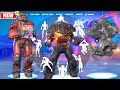 Fortnite Fallout T-60 POWER ARMOR doing ALL Built In Emotes and Funny Dances シ