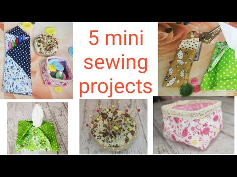 5 mini sewing projects you can do in under 20 minutes | Sewing DIY tutorial