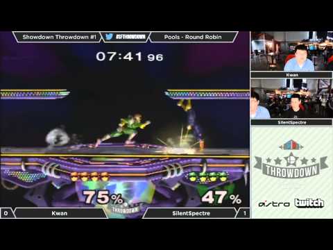 Melee Showdown Throwdown #1 - Pools: Round Robin - Kwan (C. Falcon) vs SilentSpectre (C.Falcon)