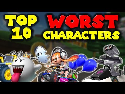 Top 10 WORST Mario Kart CHARACTERS! Video