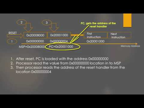 ARM Cortex M3/M4 Processor Reset Sequence