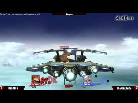 SmashaPalooza 43: Losers Finals - MaNiAcJaCe (Sheik) vs Riddles (DK)