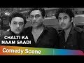 Chalti Ka Naam Gaadi Movie Comedy Scene Kishore Kumar Ashok Kumar Shemaroo Bollywood Comedy