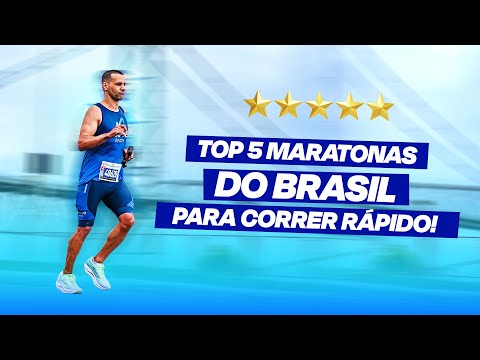 As cinco melhores MARATONAS do BRASIL para correr RÁPIDO!